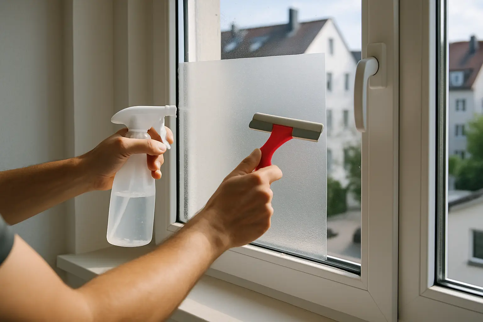 Blickdichte Folie für Fenster – Bild 2