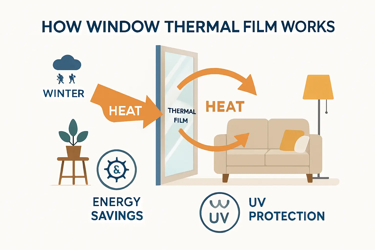 Fenster Thermofolie – Bild 1