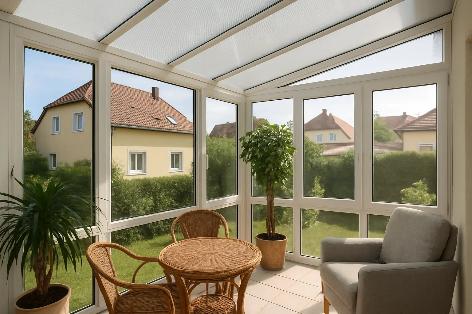 Kann ich Fensterfolien auch auf Kunststofffenstern oder Doppelstegplatten anbringen – Bild 2