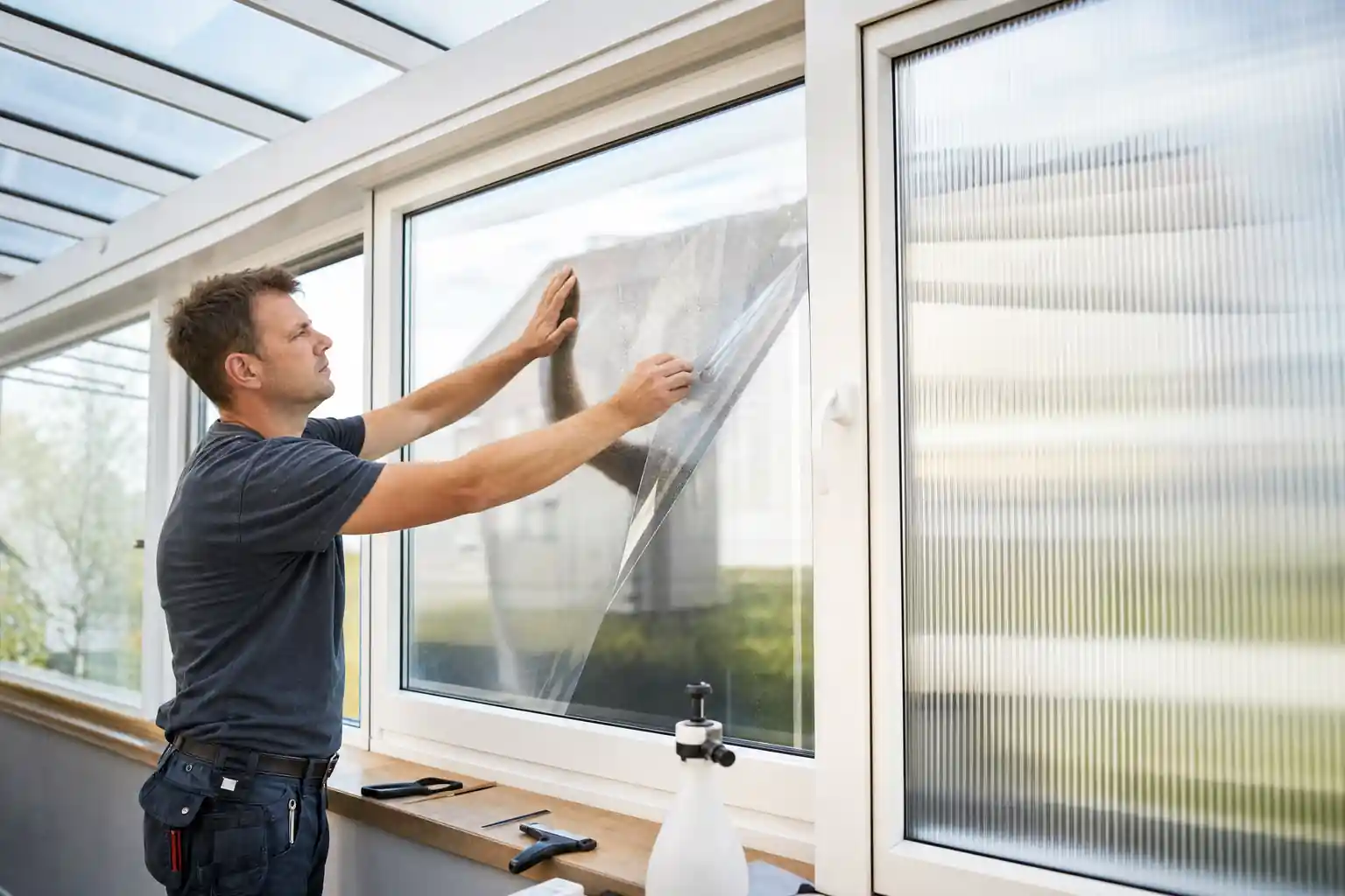 Kann ich Fensterfolien auch auf kunststofffenstern oder doppelstegplatten anbringen-Beitragsbild