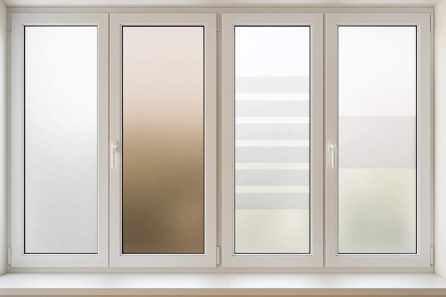 Sichtschutz Fensterfolie ohne bohren – Bild 3
