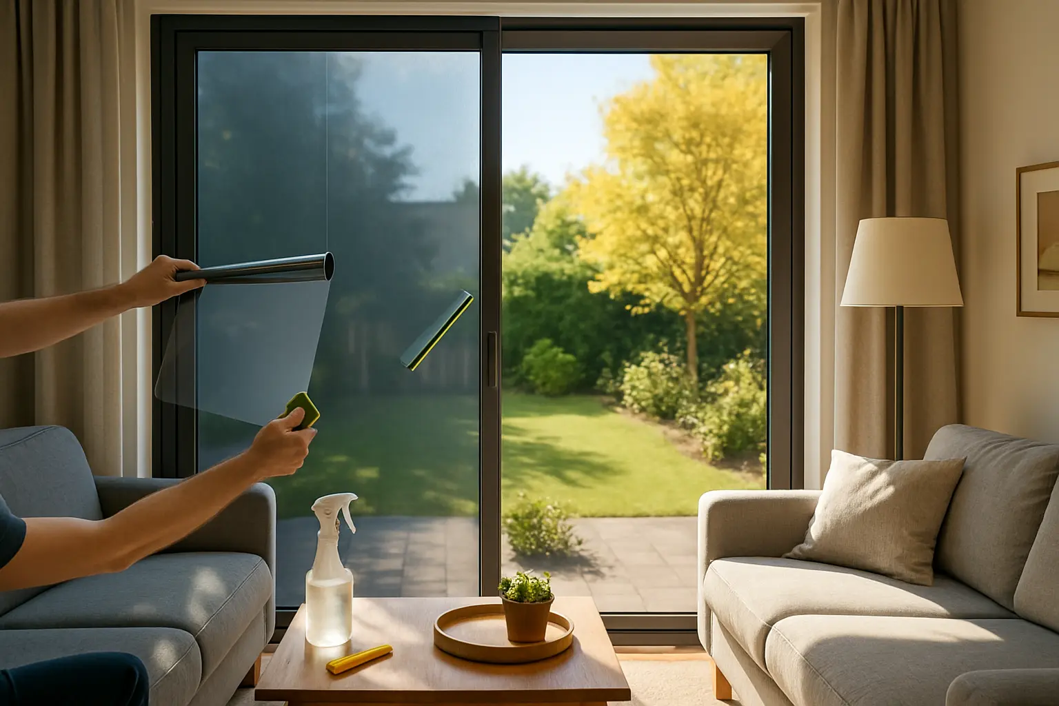 Terrassentür heizt Wohnzimmer auf – Bild 2