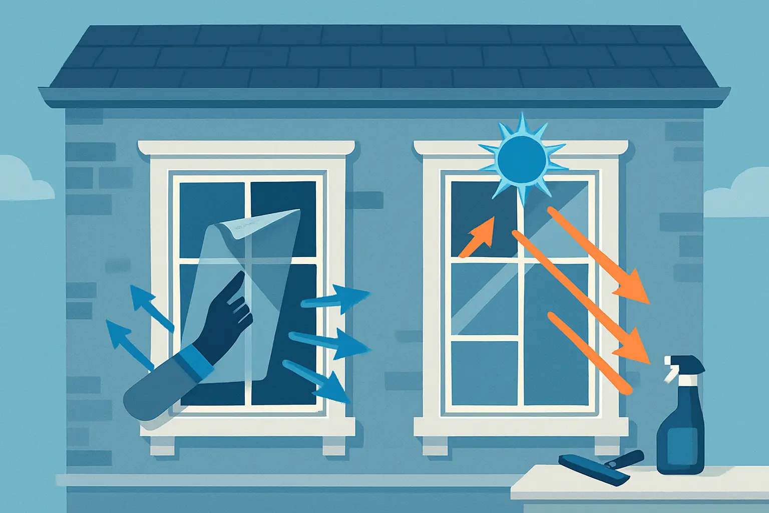 Welche Fensterfolie ist besser innen oder außen montiert wenn ich meine alten Fenster nachträglich aufrüsten möchte – Bild 1