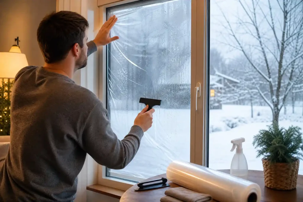 Fensterfolie bei kälte anbringen-Beitragsbild