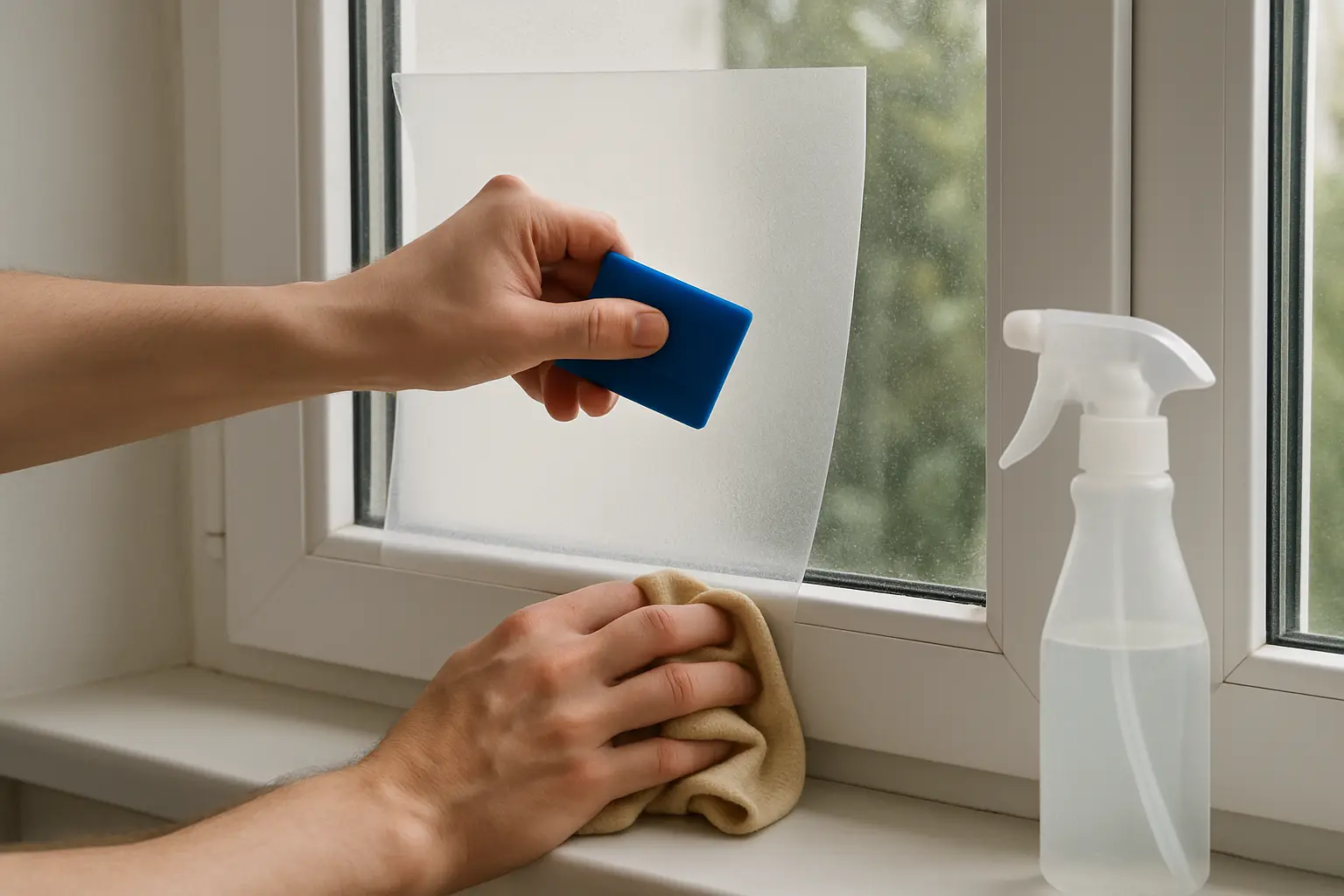 Fensterfolie haftet nicht – Bild 2