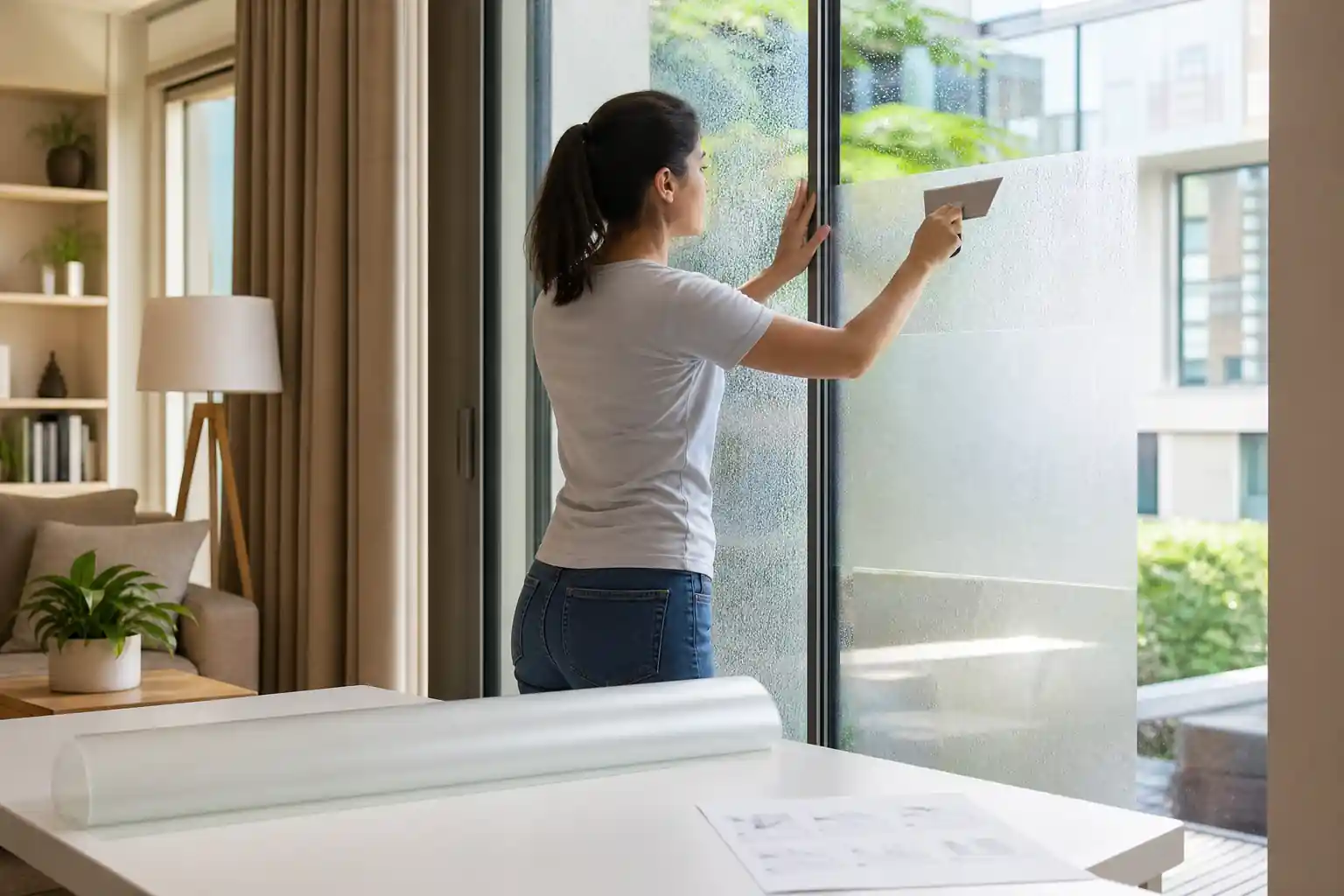 Fensterfolie ohne Montageset anbringen-Beitragsbild