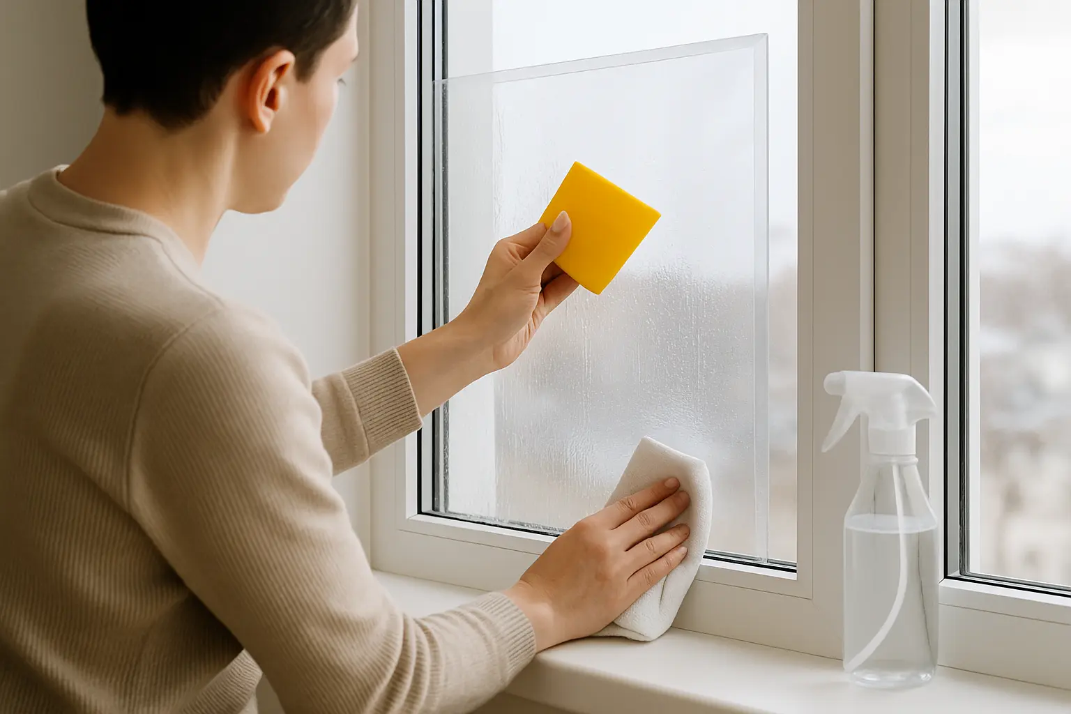 Fensterscheiben Kälteschutzfolie – Bild 3