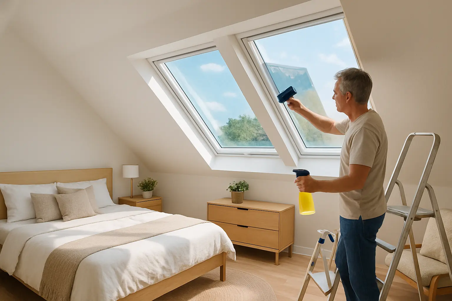 Hitzeschutzfolie für Dachfenster auf Maß zuschneiden lassen – Bild 2