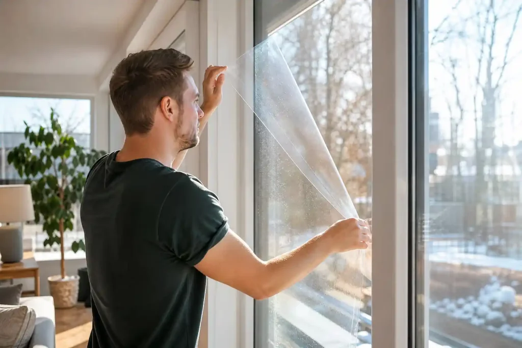Isolierfolie Fenster selbstklebend-Beitragsbild