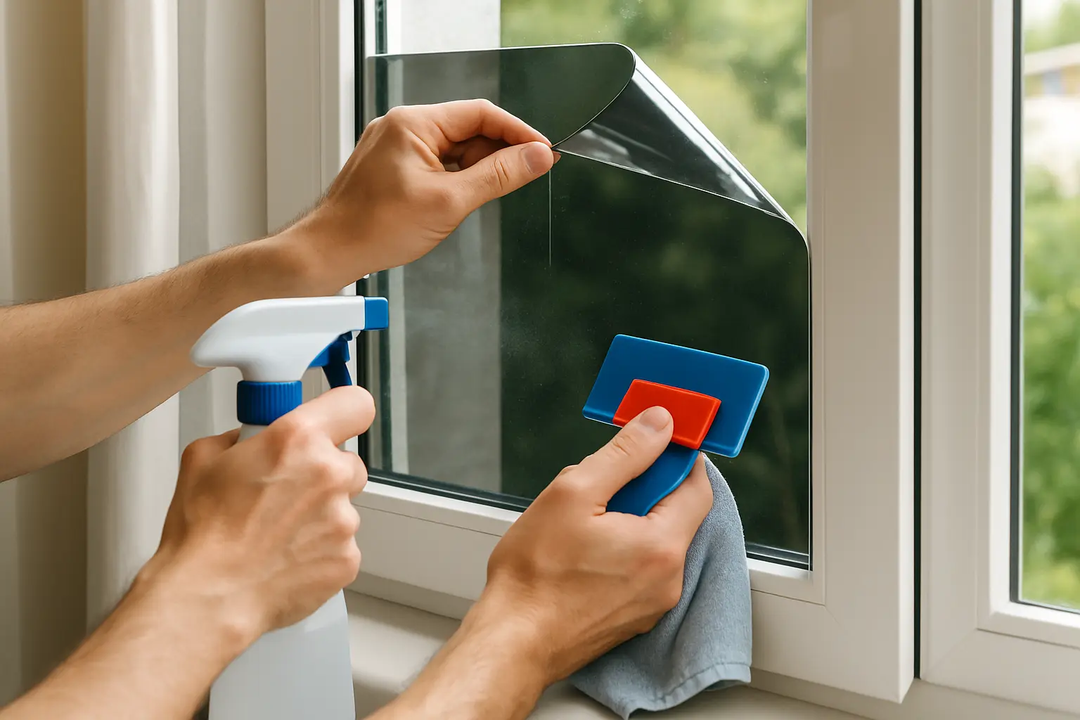 Welche Seite der Fensterfolie ans Glas – Bild 2