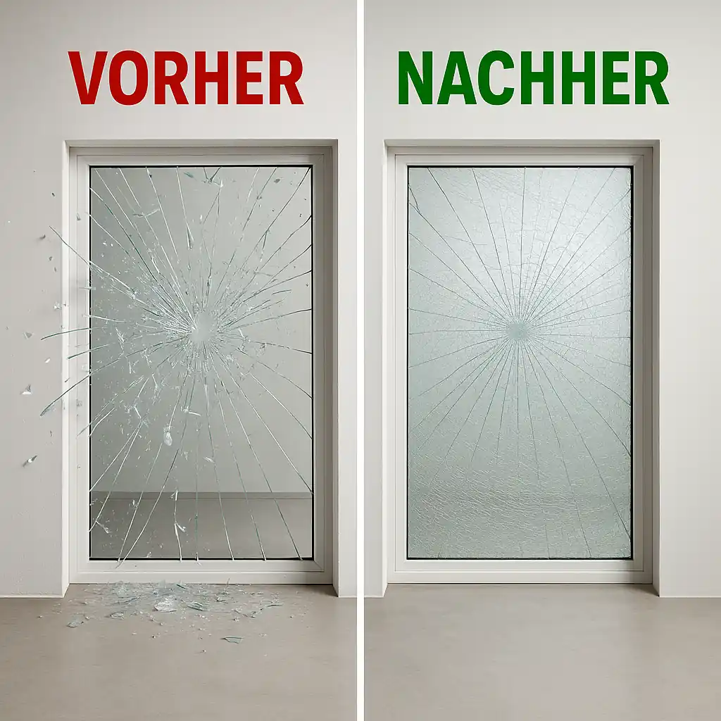 Splitterschutzfolie Klar 7 mil SR – zertifizierte Sicherheitsfolie für Schulen und Kitas