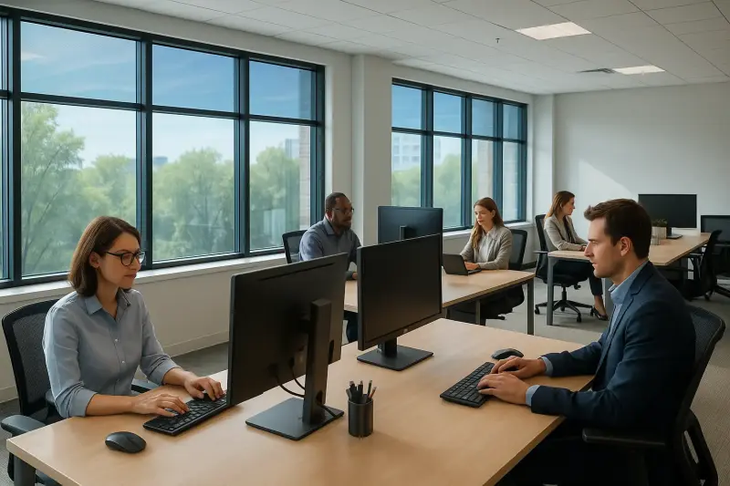 UV-Schutzfolie für Büros und Arbeitsplätze