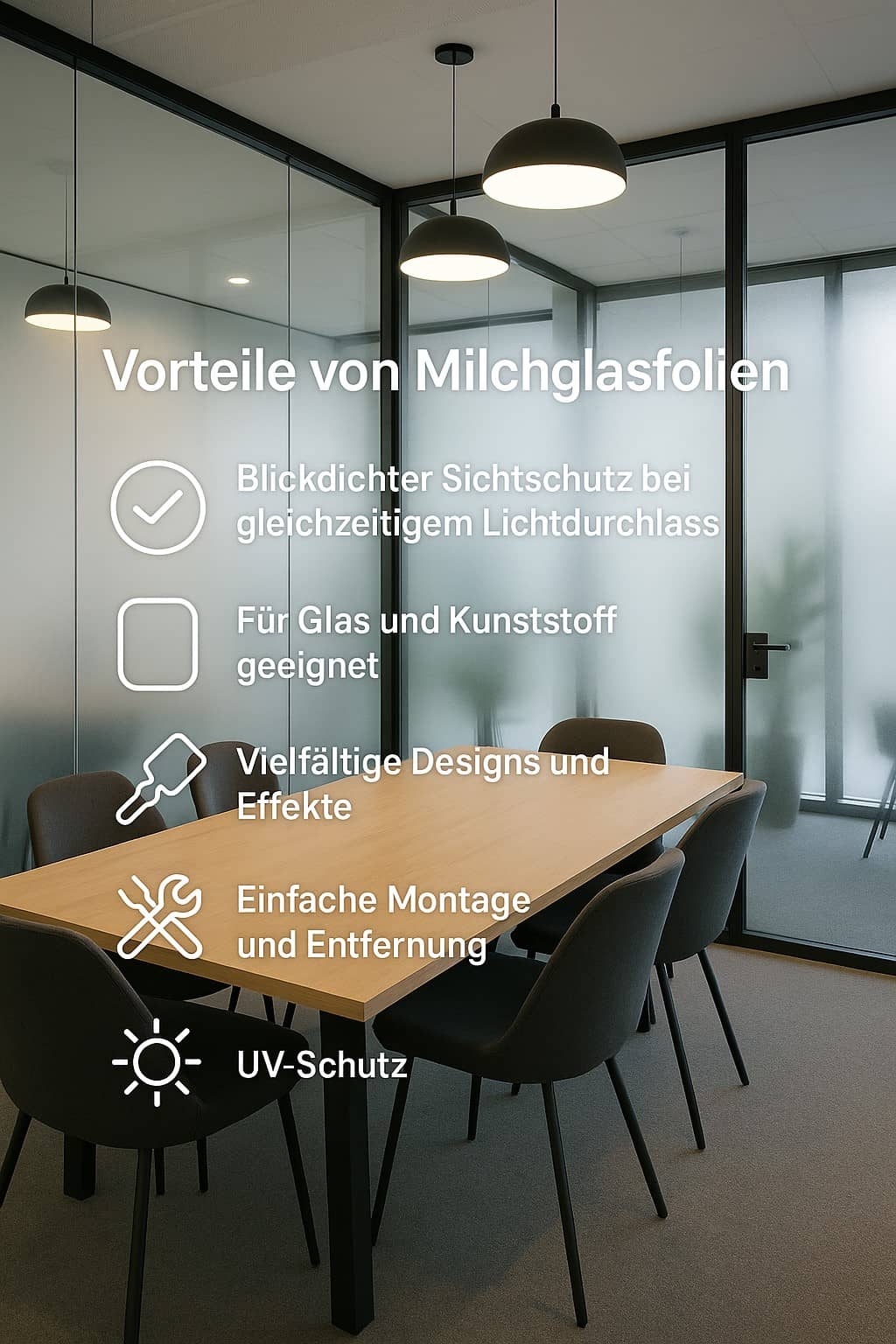 Vorteile von Milchglasfolien