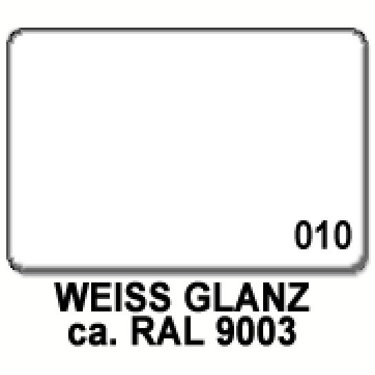 Autofarbfolien 970 Weiß Glanz Meterware