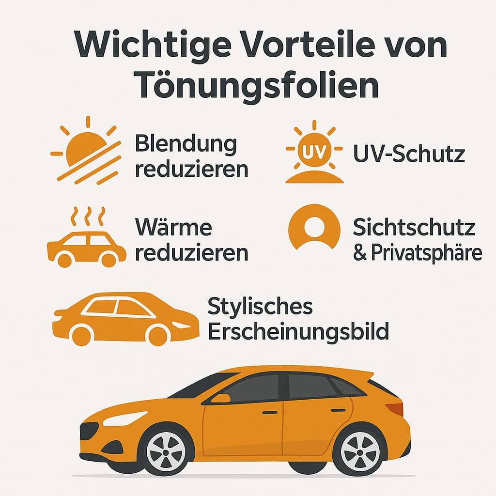 Wichtige Vorteile von Tönungsfolien