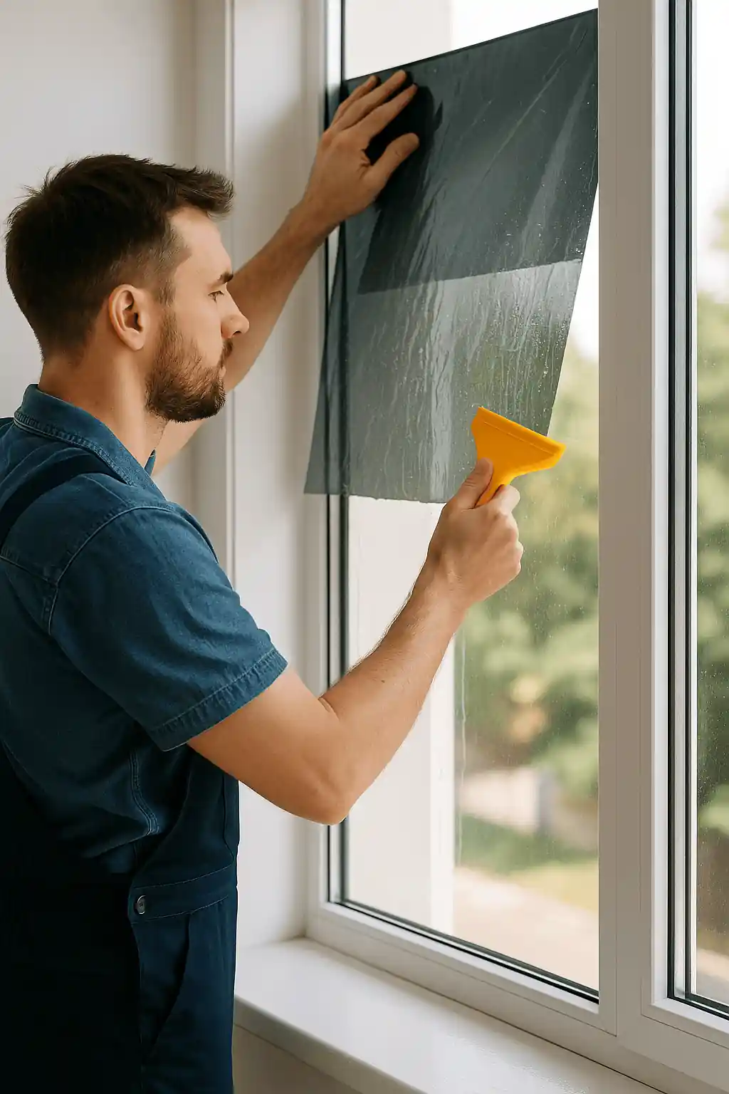 Schritt-für-Schritt: Fensterfolie blasenfrei anbringen
