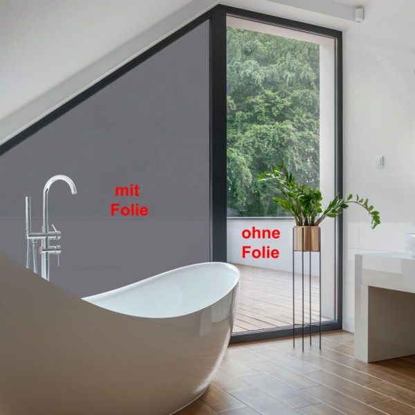 Milchglasfolie Opak Grau Bild1