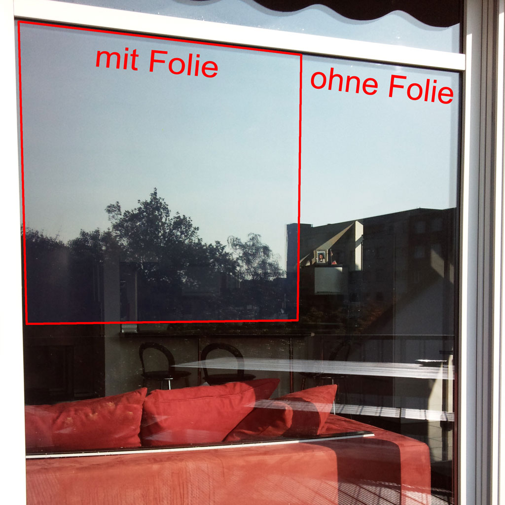 € 26,29/m² PREMIUM AUSSEN Sonnenschutzfolie Sicht-und Hitzeschutz Fenster Folie 