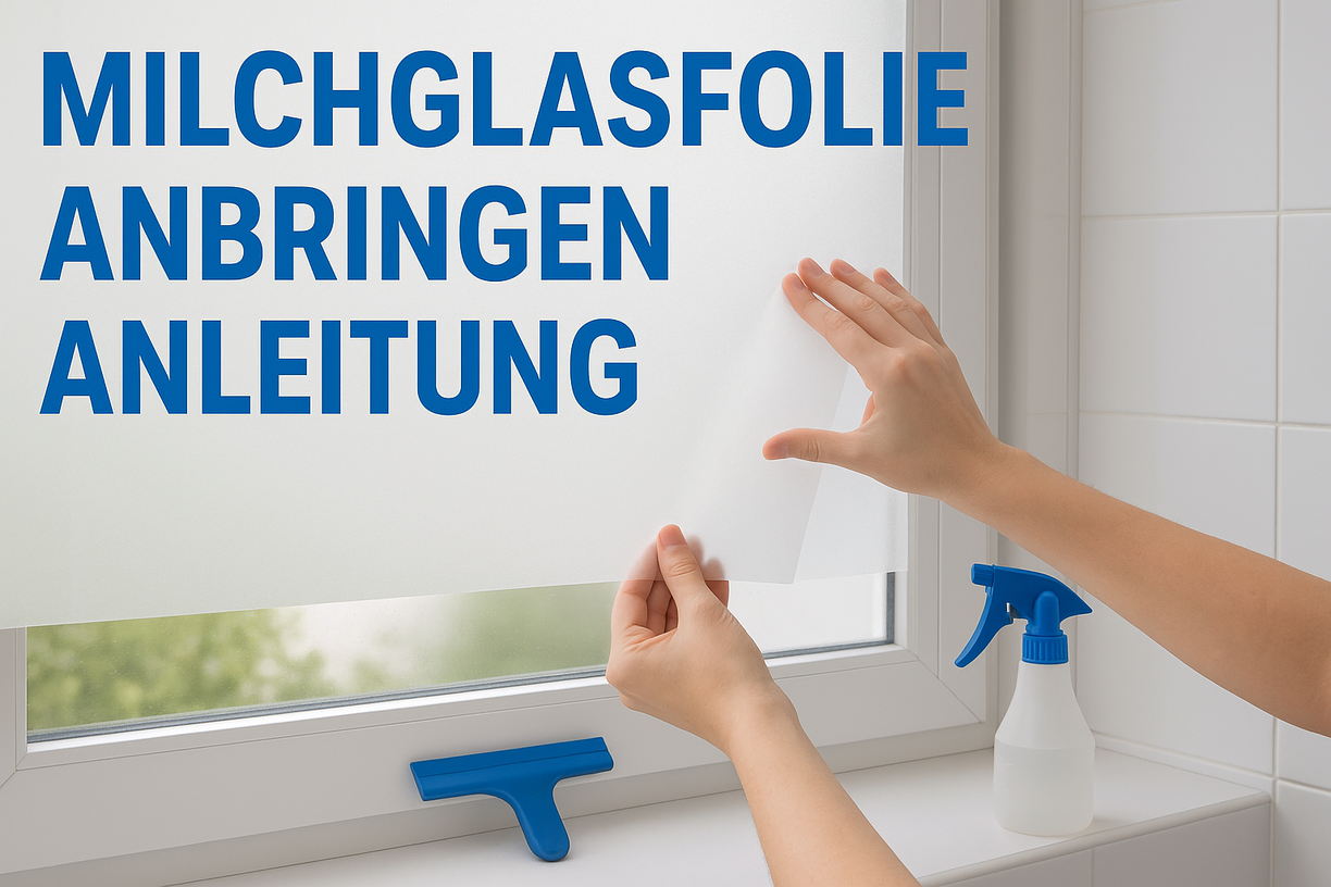 Milchglasfolie anbringen - Schritt für Schritt Anleitung