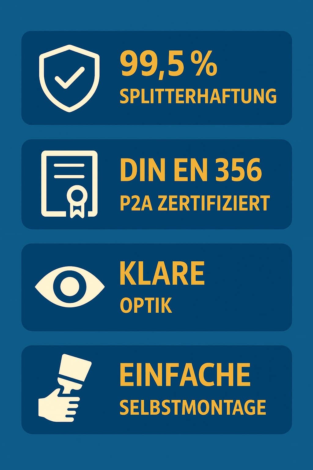 Wichtige Vorteile von Einbruchschutzfolien