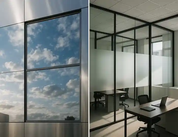 Sichtschutz Fensterfolie für Badezimmer und Wohnräume