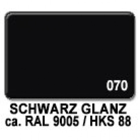 Autofarbfolien 970 Schwarz Glanz Meterware