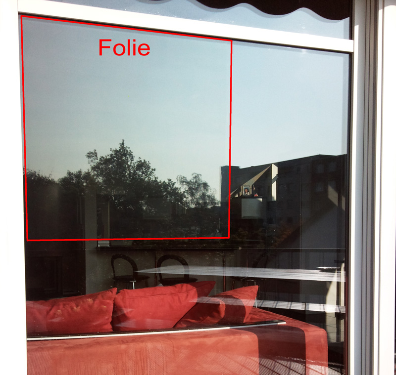 Schaufensterfolie - transparente UV- & Sonnenschutzfolie für