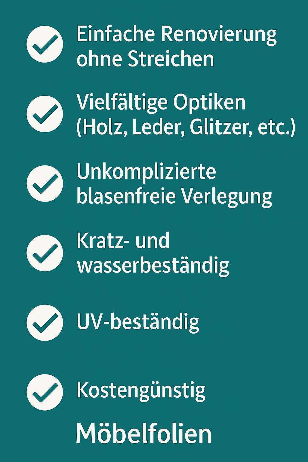 Vorteile von Möbelfolien