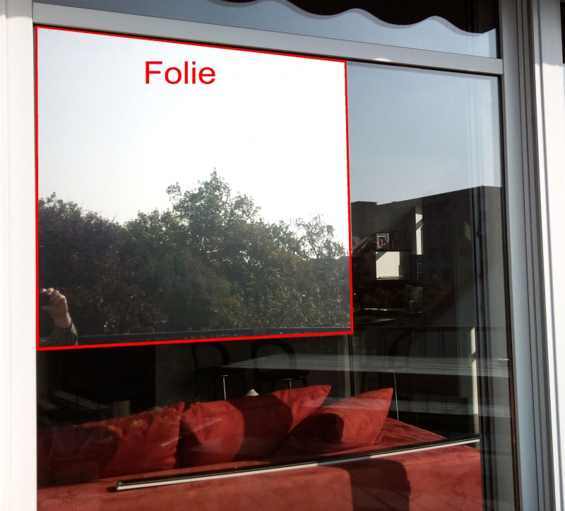 Spiegelfolie Fensterfolie Spiegel Chrom Spionfolie Sonnenschutzfolie 4,5€/m² 