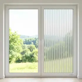 Milchglasfolien Matt Stripes