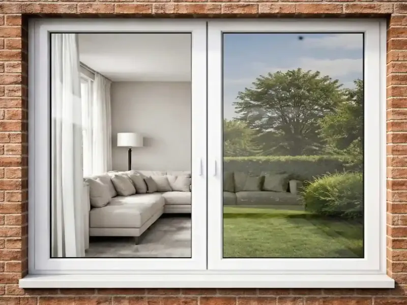 Spiegelfolie Silber 80 EX – starke Spiegeloptik und Hitzeschutz für Fenster