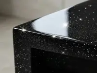 EG-EF 692 - Folie für Möbel und Wand, Glitzer und Glanz, Schwarz