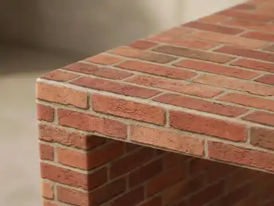 NG-NF 968 - Folie für Möbel und Wand, Naturstein, Rote Ziegelsteine